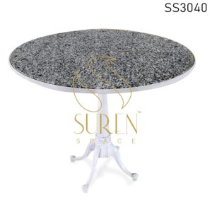 Indian Granite Casting Base Outdoor Table