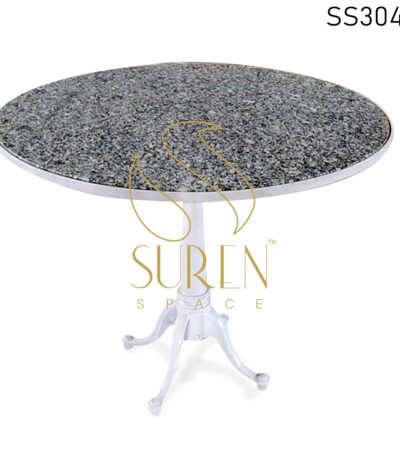 Indian Granite Casting Base Outdoor Table