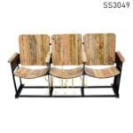 Industrial Three Seater Cinema Chair Design