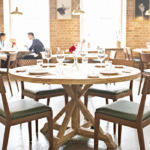 Round Industrial Table Design