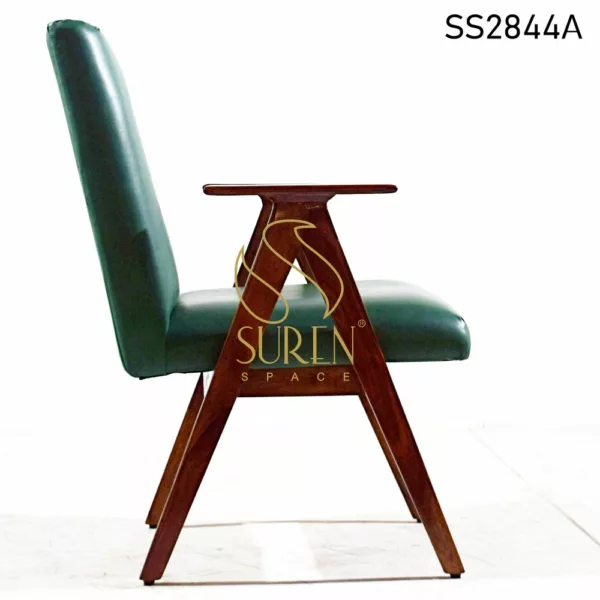 Wooden Hand Rest Designer Commercial Dining Chair (2)