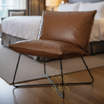 Buff Leather MS Base Resort Rest Chair