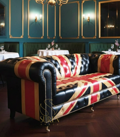 leather sofa design for restaurant