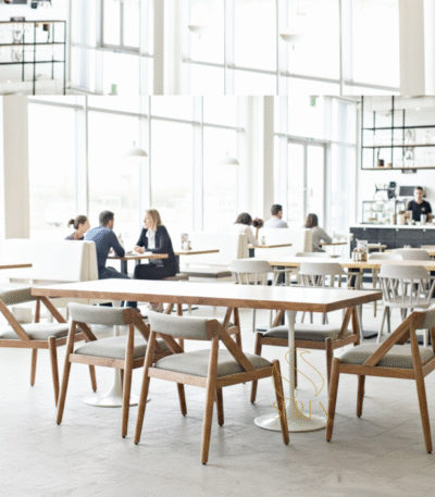 modern restaurant dining furniture set