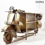 Indian Scooter Design Automobile Display Cabinet