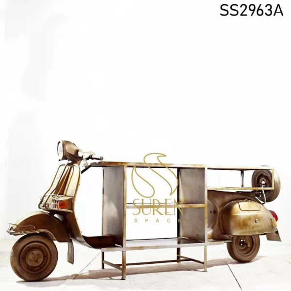 Indian Scooter Design Automobile Display Cabinet (2)