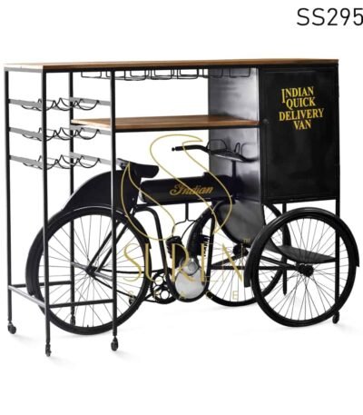 Industrial Automobile Inspire Bar Cabinet