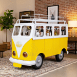 Car Shade Duel Tone Bar Cabinet Design