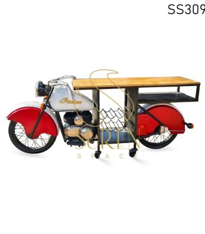 Duel Tone Indian Moped Bar Counter