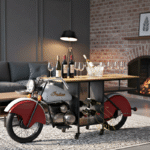 Duel Tone Indian Moped Bar Counter