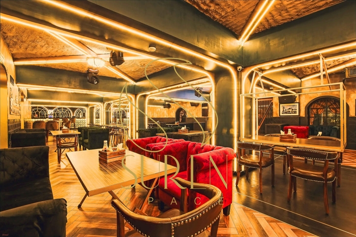 Vault-Cafe restaurant Delhi - Restaurant furniture Interior design