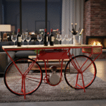 Indian Cycle Design Console Table