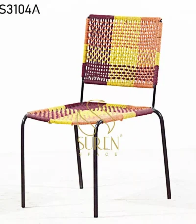 Rope Metal Semi Outdoor Chair