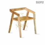 Solid Mango Wood Bistro Chair