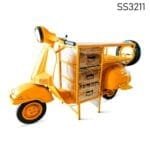 Automobile Yellow Finish Three Drawer Chest