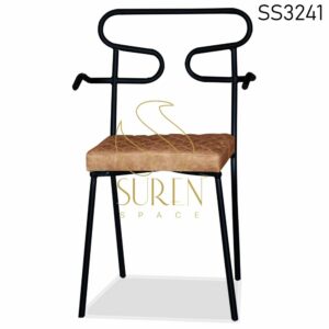 Bent Metal Minimalist Restaurant Chair
