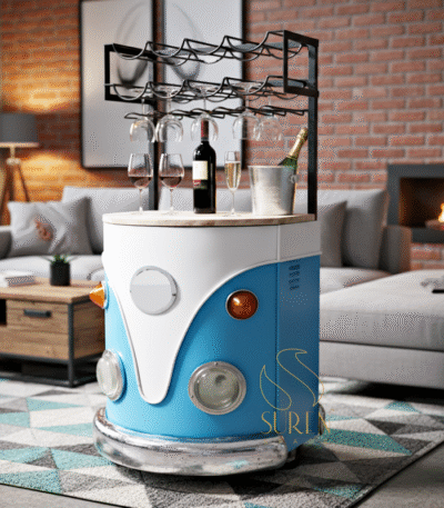 Car Inspire Dual Tone Bar Cabinet