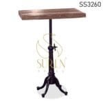 Cast Iron Adjustable Dining Cum Bar Table