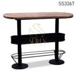 Cast Iron Industrial Bar Table