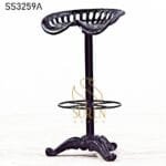Cast Iron Revolving Bar Stool Design - Image 3