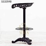 Cast Iron Revolving Bar Stool