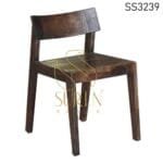 Dark Walnut Solid Wood Seating Chair