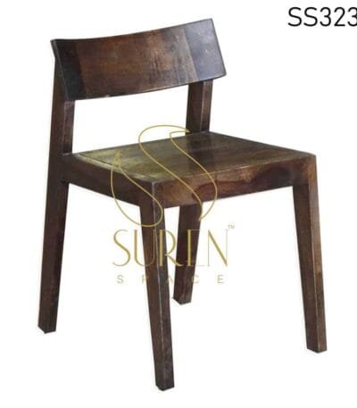 Dark Walnut Solid Wood Seating Chair