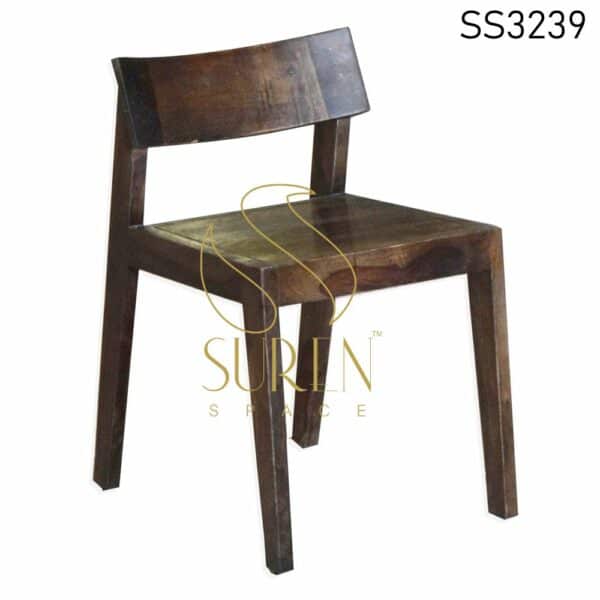 Dark Walnut Solid Wood Seating Chair