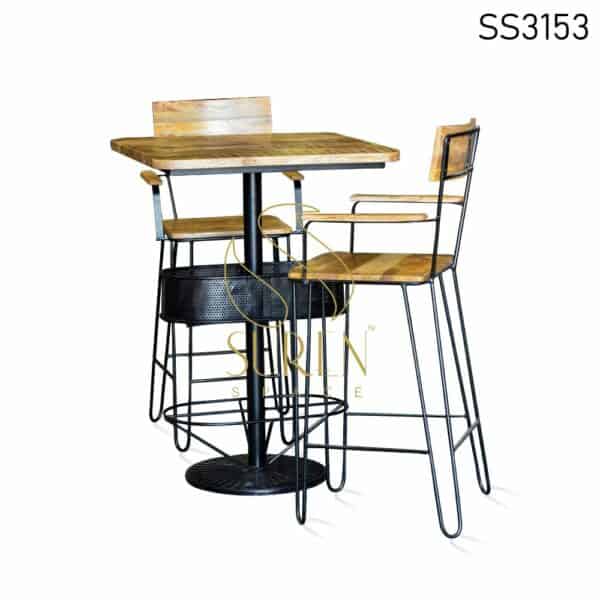 Industrial Theme Brewery Dining Set
