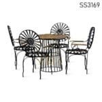 Industrial Theme Restaurant Dining Set