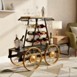 Industrial wine rack