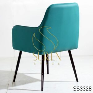 Leatherette Metal Frame Fine Dine Chair (2)