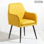 Leatherette Metal Frame Restaurant Chair (2)