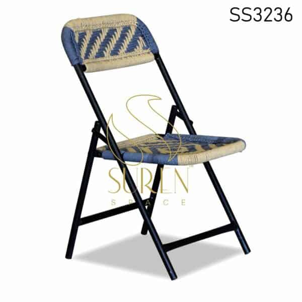 MS Folding Chair With Rope Work