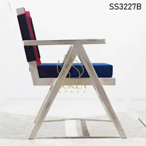 Rope Wrapped Furniture - For Outdoor & Patio Metal Rope Work Colorful Chair 3