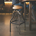 Cast Iron Revolving Bar Stool