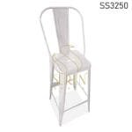 Powder Coated Metal Bar Chair