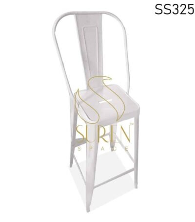 Powder Coated Metal Bar Chair