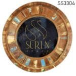 Reclaimed Wood Round Mirror Design
