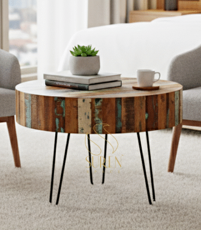 Round Reclaimed Center Table