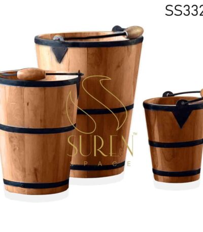 Set of Three Basket Cum Flower Pot