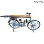 Sky Blue Cycle Design Console Table