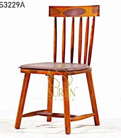 Solid Indian Wood Bistro Chair