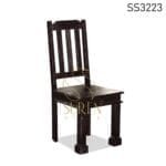 Solid Indian Wood Dining Cum Study Chair