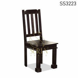 Solid Indian Wood Dining Cum Study Chair