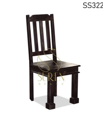 Solid Indian Wood Dining Cum Study Chair