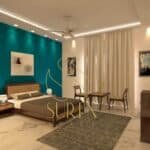 Solid Wood Hotel Resort Room Furniture Set Design Twelve