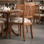 WOODEN RESTAURANT CHAIR