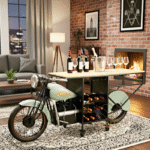 automobile bar cabinet design