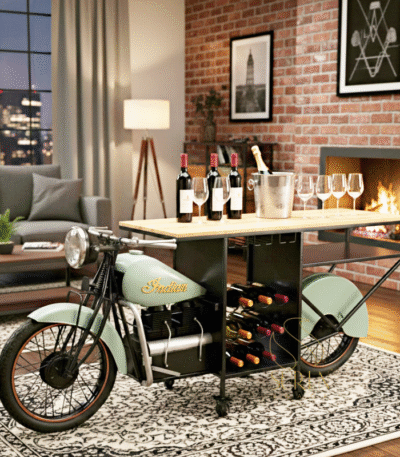 automobile bar cabinet design